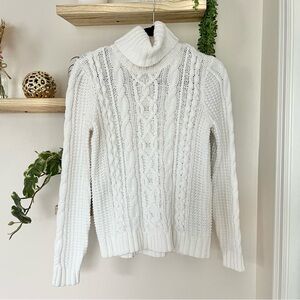 Ralph Lauren Cable Knit Turtleneck Sweater
